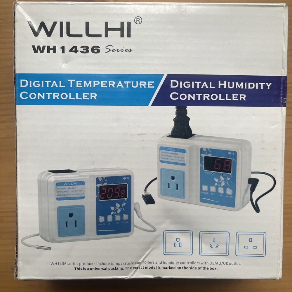 WILLHI WH1436A Temperature Controller 110V-220V Digital Thermostat